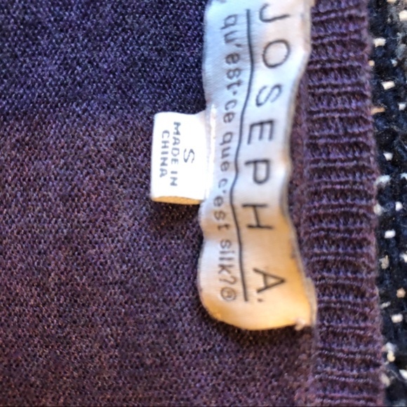 Joseph A. Qu’est-ce que C’est Silk Cropped Sweater - Picture 4 of 5